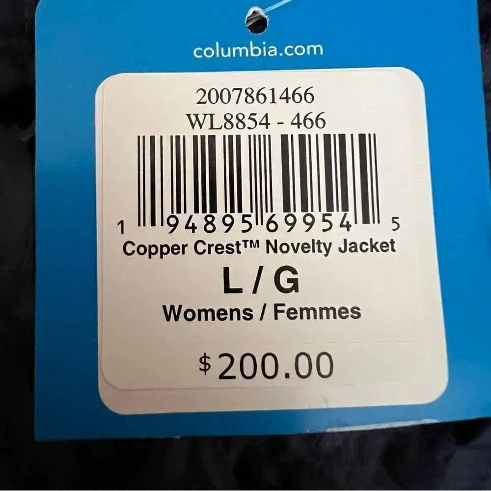 Columbia Women’s L Copper Crest Novelty Jacket NWT - Picture 13 of 15